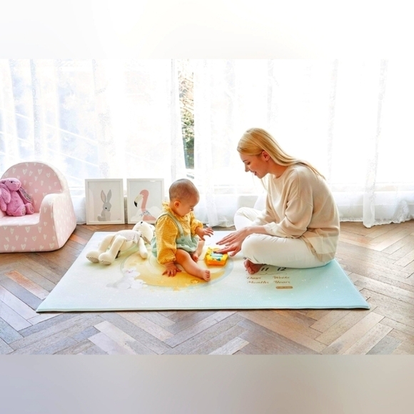 Large Baby Care Milestone Play Mat - Picture 2 of 9